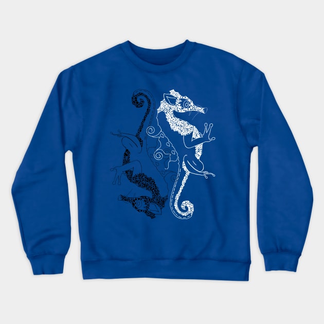 The 4 of Us Yin Yang Crewneck Sweatshirt by Orchid's Art